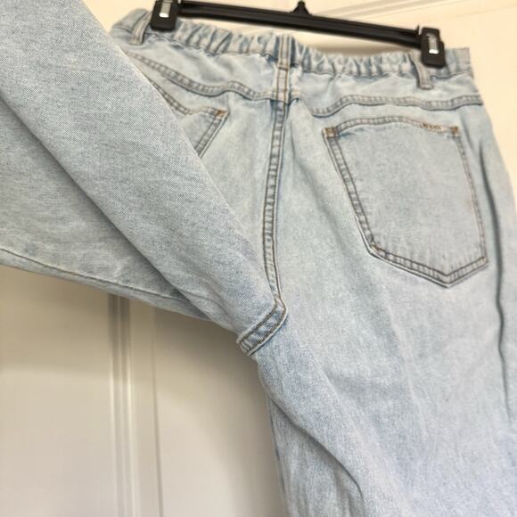 Vintage Bill Blass Mom Blue Jeans Size 12 Petite High Rise Pleat Front Denim - Picture 13 of 16